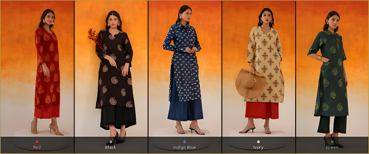 Top 5 Kurta Sets Colours Every Working Woman Needs in Her Wardrobe