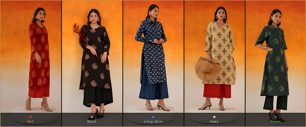 Top 5 Kurta Sets Colours Every Working Woman Needs in Her Wardrobe
