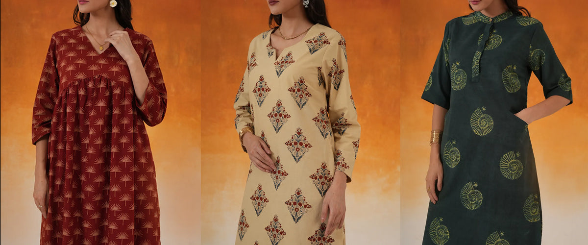Kurta neck designes