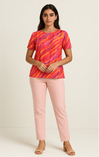 Taru Red Cotton Co-Ord Set