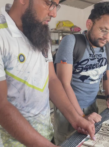 Crafted by hand worn with power